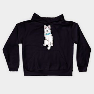 Three-Legged Tripod Husky Named Mochi Kids Hoodie